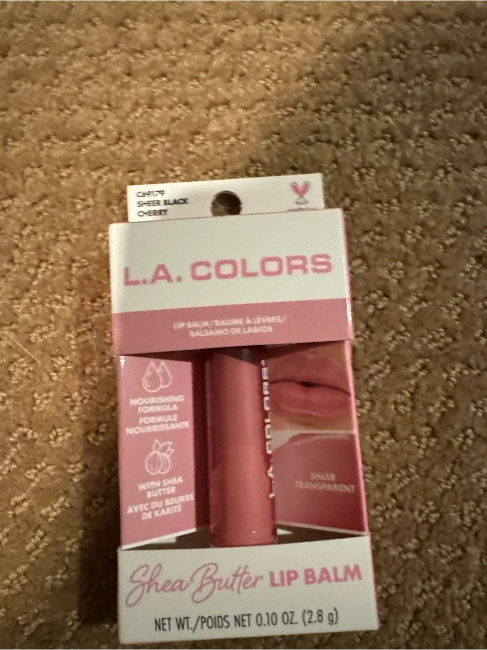 L.A. COLORS Shea Butter Lip Balm - Pink
